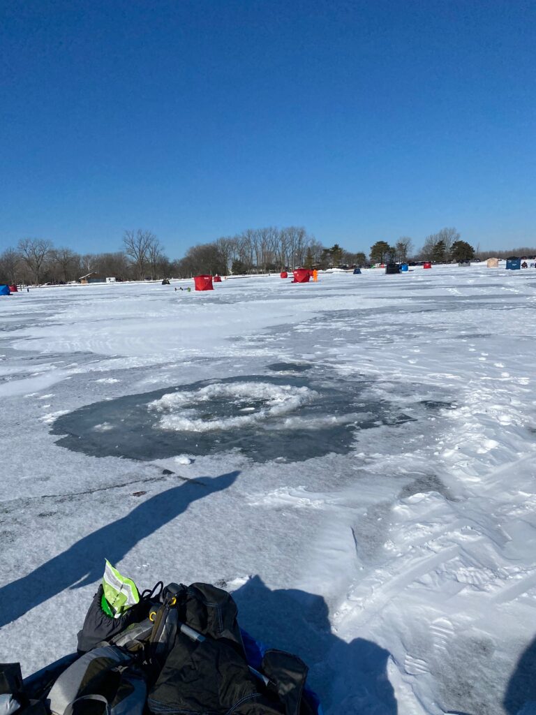 ice fishing