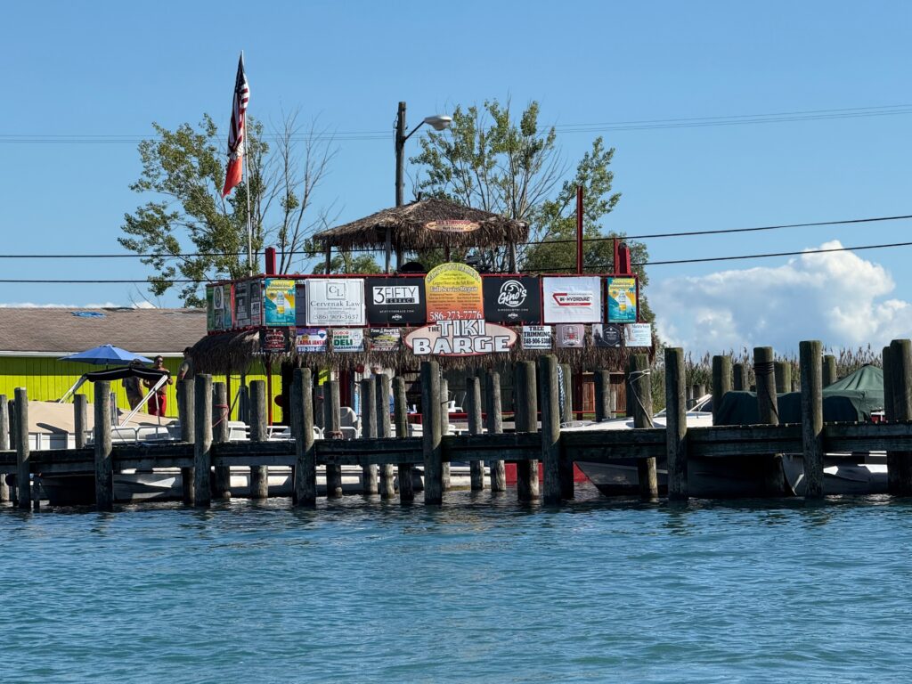tiki barge